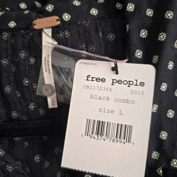 FREE PEOPLE Full Swing Mini Dress/Tunic w/Removable Slip - Picture 9 of 11